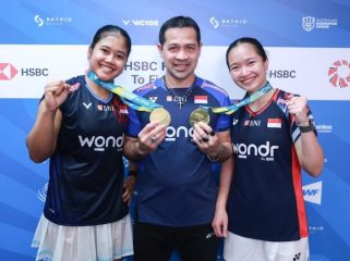 Rachel/Febi juara Australian Open 2025 setelah comeback dramatis atas Febriana/Meilysa. Kemenangan ini jadi bukti kerja keras ganda putri Indonesia. Foto: pbsi.id