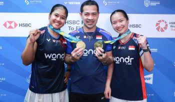 Rachel/Febi juara Australian Open 2025 setelah comeback dramatis atas Febriana/Meilysa. Kemenangan ini jadi bukti kerja keras ganda putri Indonesia. Foto: pbsi.id