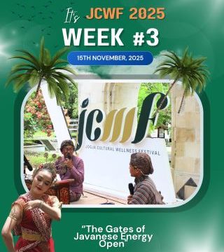 Week #3 JCWF 2025 bersama GKR Bendara hadirkan pendalaman spiritual dan transformasi energi di Mustika Yogyakarta Resort & Spa. foto: Istimewa