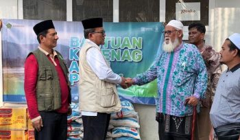 Kemenag Aceh salurkan bantuan dan relawan ke pesantren terdampak banjir di Pidie Jaya dan Bireuen untuk mempercepat pemulihan fasilitas pendidikan dan ibadah. Foto: infopublik.id