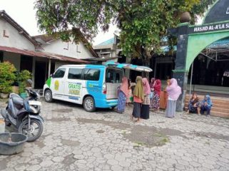 Mobil Pajak PBB Keliling hadir di Singosaren Imogiri, mudahkan bayar pajak dan sosialisasikan pajak gratis lahan pertanian basah 2026. foto: Istimewa