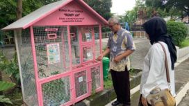 DLH Sleman kembangkan Rumpi ah di Kapanewon Depok sebagai fasilitas pilah botol plastik untuk kurangi sampah plastik sekali pakai. foto: Istimewa